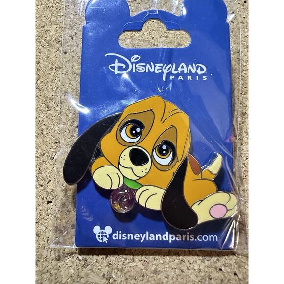 Disneyland Paris Copper Fox & Hound Minis Pin Trading New Authentic DLP - Picture 2 of 2